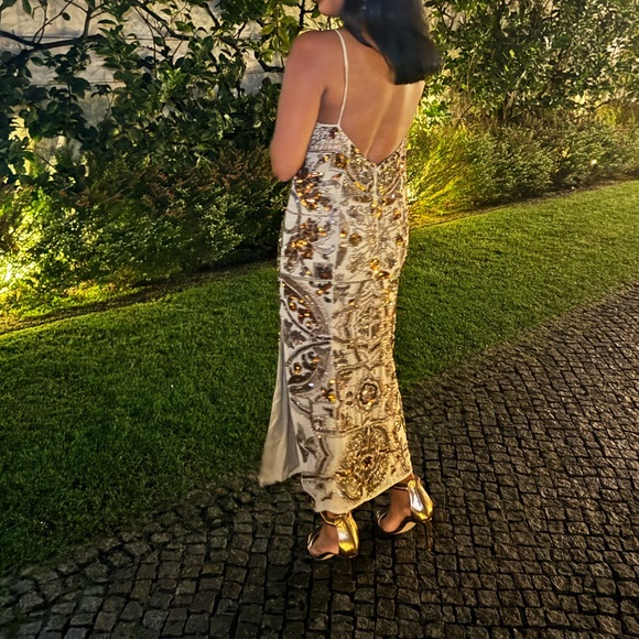 ASOS embellished dress worn once size 8 - Picture 4 of 5